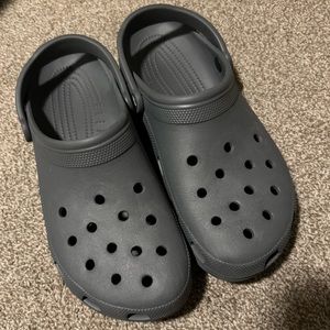 Crocs - men’s size 13 gray classic style clogs
